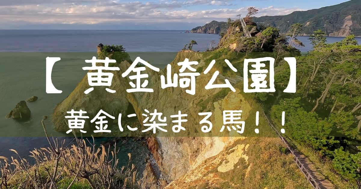 夕陽に染まる馬 駐車場はある 黄金崎公園で自然の水景をたのしむ すきlog